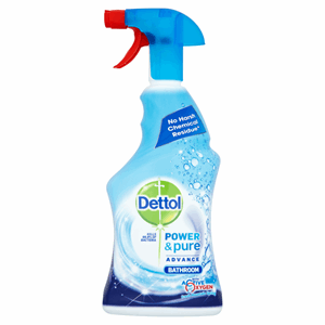 Dettol Power & Pure Bathroom Cleaning Spray, 750ml Image