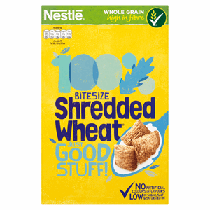 Nestle Shredded Wheat Bitesize Cereal 500g Box Image