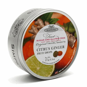 Simpkins Sugar Free & Gluten Free Citrus Gingers Drops 175g Image
