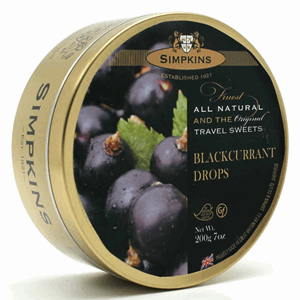 Simpkins Blackcurrant Drops 200g Image