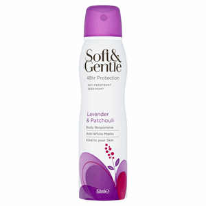 Soft & Gentle 48hr Protection Anti-Perspirant Deodorant Lavender & Patchouli 150ml Image