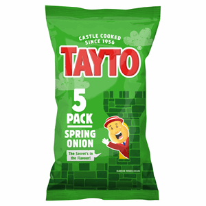 Tayto Spring Onion Crisps 5x25g Image