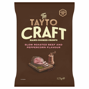 Tayto Craft Beef & Pepper 125g Image