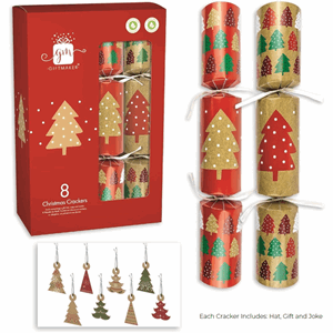 Crackers - Kraft Effect Tree 8x12inch Image