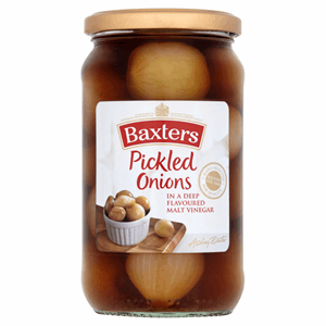 Baxters Pickled Onions in a Deep Flavoured Malt Vinegar 475g Image