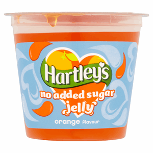 Hartley's No Added Sugar Jelly Orange Flavour 115g Image