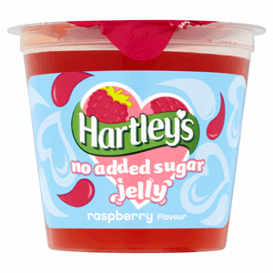 Hartley's No Added Sugar Jelly Raspberry Flavour 115g Image