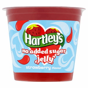 Hartley's No Added Sugar Jelly Strawberry Flavour 115g Image