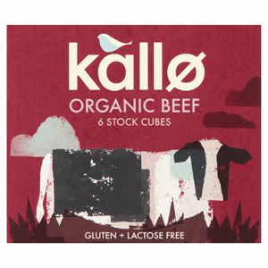 Kallo Organic Beef Stock Cubes 6pk (66g) Image