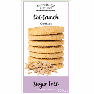 Farmhouse Biscuits Sugar Free Oat Crunch Biscuits 150g Image