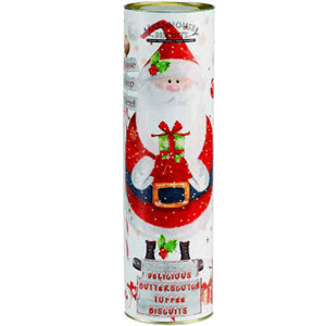 F/House Biscuits Santa Tube 200g Image