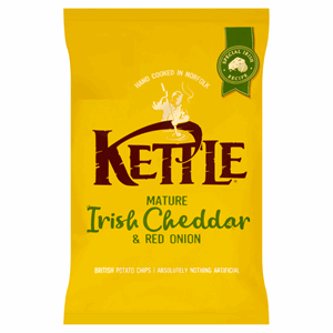 Kettle Chips Mature Cheddar & Onion 150g Image