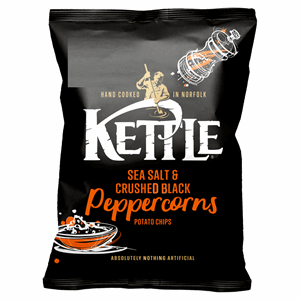 Kettle Chips Salt & Black Pepper 150g Image