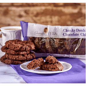 Grandma Wild's Double Choc Chip Cookies 250g Image
