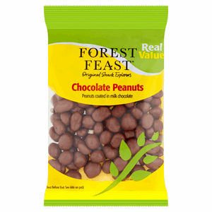 Forest Feast Real Valu Choc Peanuts 150g Image