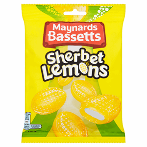 Maynards Bassetts Sherbet Lemons Sweets Bag 192g Image