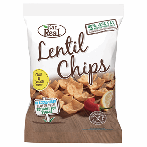 Eat Real Lentil Chips Chilli & Lemon Flavour 40g Image