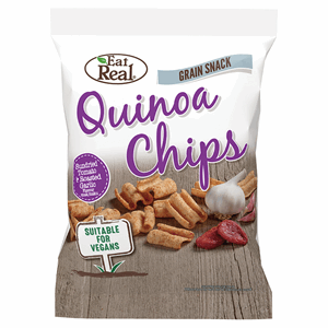 Eat Real Quinoa Chips Sundried Tomato & Roasted Garlic Flavour 30g Image