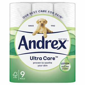Andrex® Ultra Care Toilet Roll 9Roll Image
