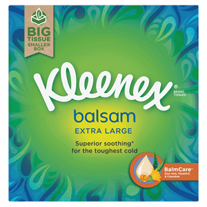 Kleenex Balsam Extra Large Tissues - Single Compact Box 40s Image
