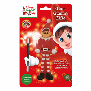 Cheeky Elves Behavin' Badly Giant Gummy Elfie 80g Image
