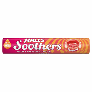 Halls Soothers Peach & Raspberry 45g Image