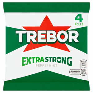 Trebor Extra Strong Mints 4pk 165g Image