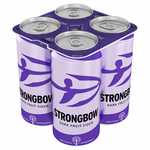 Strongbow Dark Fruit Cider Can 4x440ml Image