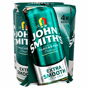 John Smith's Extra Smooth Ale 4 x 440ml Cans Image
