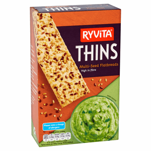 Ryvita Thins Multi-Seed Flatbreads 125g Image