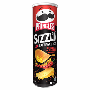 Pringles Sizzl'n Spicy Cheese & Chilli 180g Image