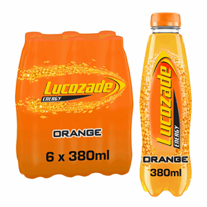 Lucozade Orange 6x380ml Image