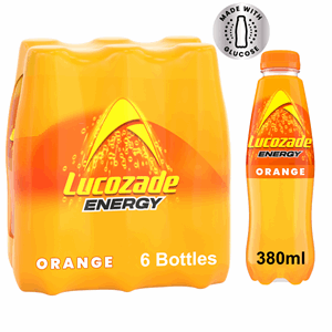 Lucozade Orange 6x380ml Image