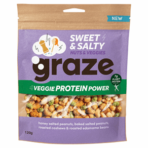 Graze Sweet & Salty Nuts & Veggies 120g Image