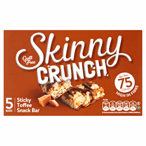 Skinny Crunch Sticky Toffee Snack Bar 5 x 20g Image