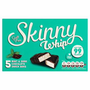 Skinny Whip Mint & Dark Chocolate Snack Bars 5 x 25g Image