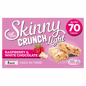 Skinny Crunch Light Rasp & White 95g Image