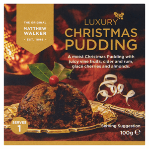 Matthew Walker Luxury Christmas Pudding 100g Image