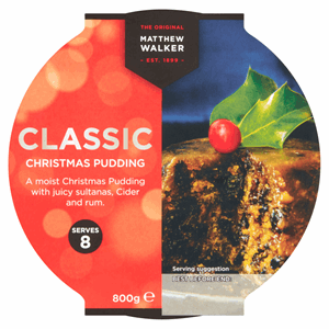 Matthew Walker Classic Christmas Pudding 800g Image