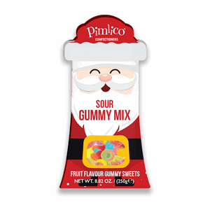Pimlico Sour Gummy Santa Treat Box 250g Image