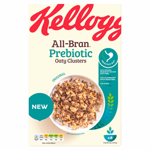 Kellogg's All-Bran Prebiotic Oaty Clusters Original Cereal 380g Image