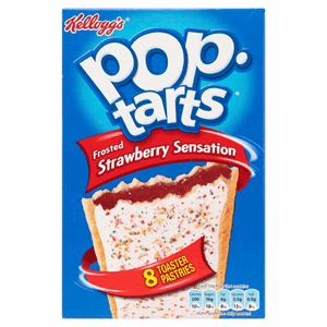 Kellogg's Pop Tarts Frosted Strawberry Sensation 8 x 50g Image
