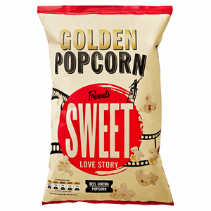 Golden Popcorn Presents Sweet Love Story Reel Cinema Popcorn 80g Image