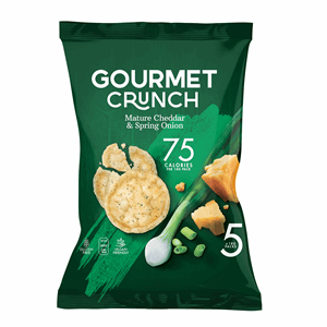 Gourmet Crunch Cheddar & Spring Onion 5x18g (90g) Image