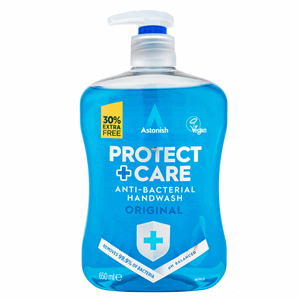 Astonish Protect + Care Anti-Bacterial Handwash Original 650ml Image