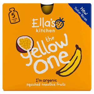 Ella's Kitchen The Yellow One Squished Smoothie Fruits 5 x 90g Image