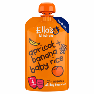 Ella's Kitchen Apricot & Banana Baby Rice 4+ Months (120 g) Image