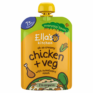 Ella's Kitchen Organic Chicken and Veg Baby Pouch 7+ Months 130g Image