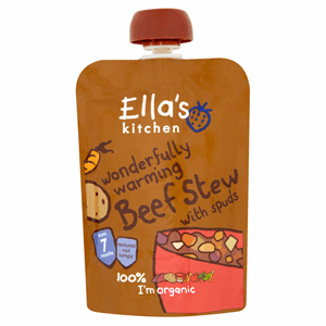 Ella's Kitchen Organic Beef Stew Baby Pouch 7+ Months 130g Image