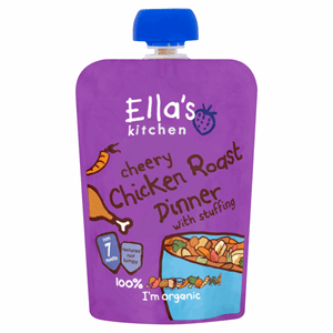 Ella's Kitchen Organic Chicken Roast Dinner Baby Pouch 7+ Months 130g Image